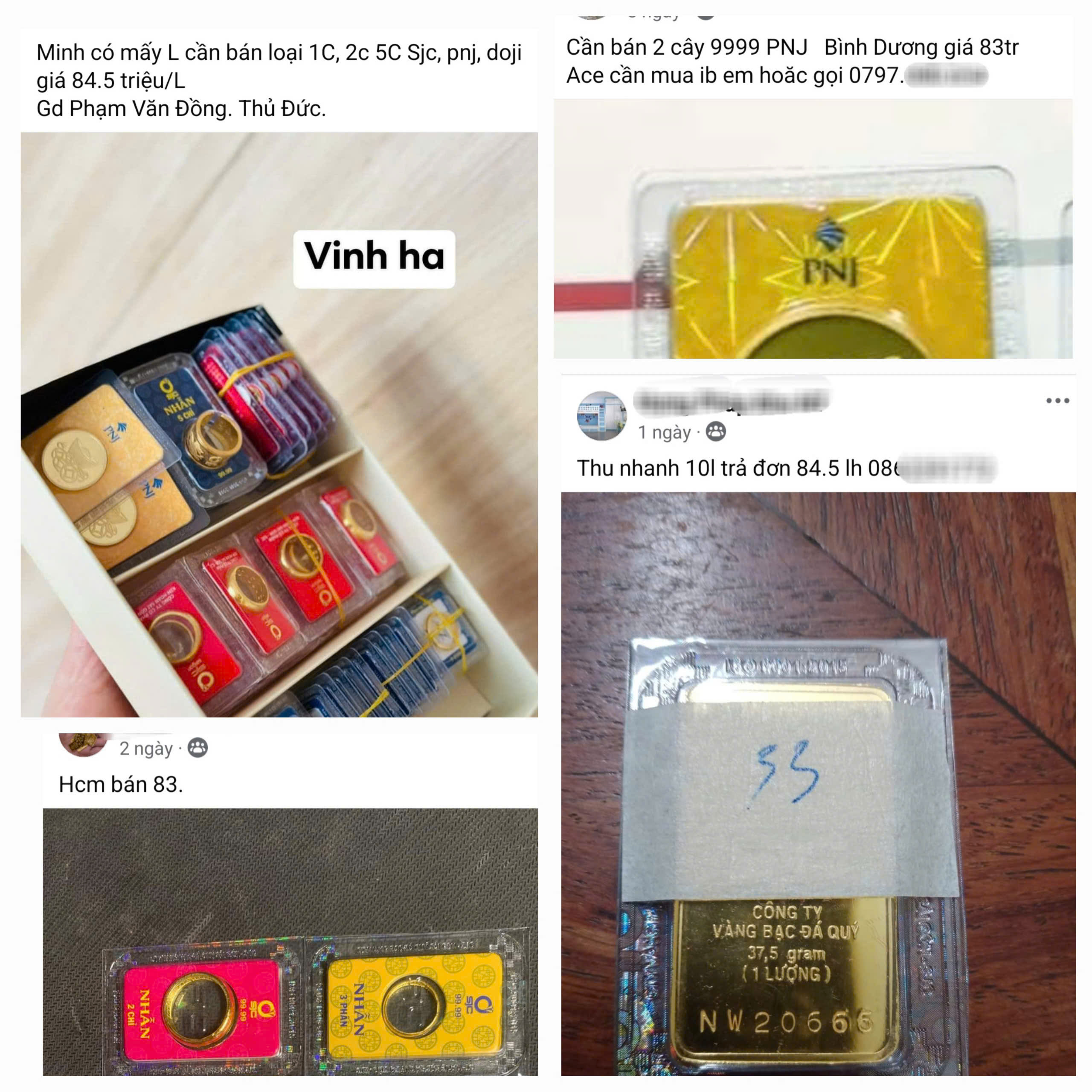 "Chợ mạng" nhộn nhịp mua b&aacute;n v&agrave;ng- Ảnh 1.