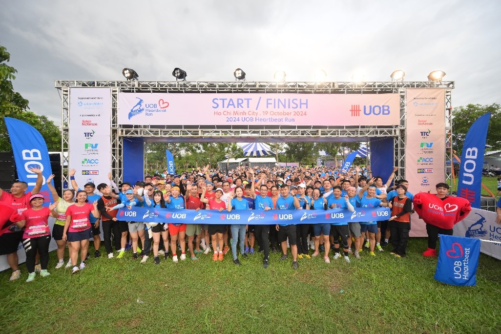 Ng&acirc;n h&agrave;ng UOB Việt Nam g&acirc;y quỹ gần 700 triệu đồng qua giải chạy bộ UOB Heartbeat Run 2024- Ảnh 1.