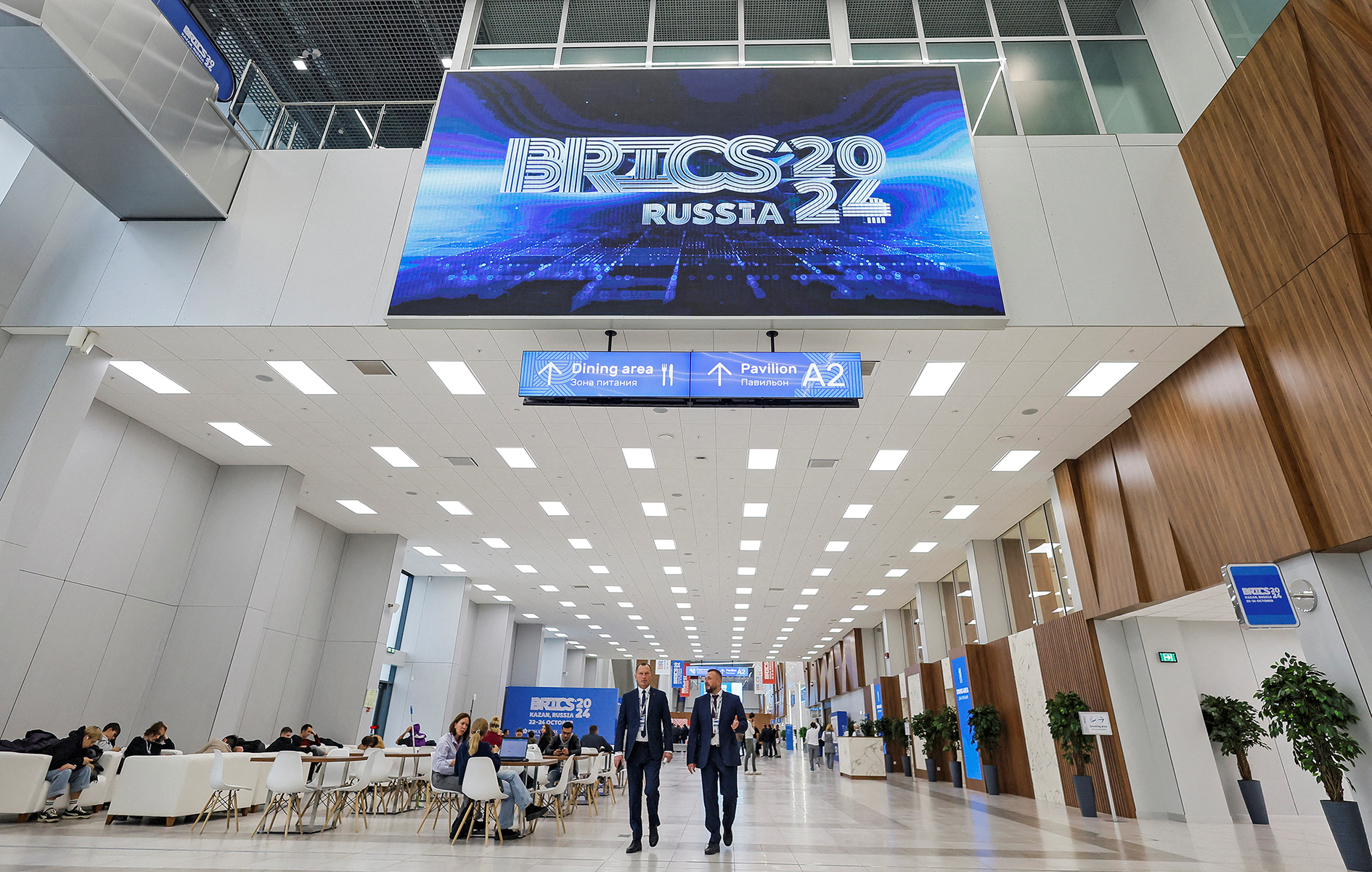 Địa điểm tổ chức Hội nghị thượng đỉnh BRICS ở TP Kazan - Nga h&ocirc;m 21-10Ảnh: REUTERS