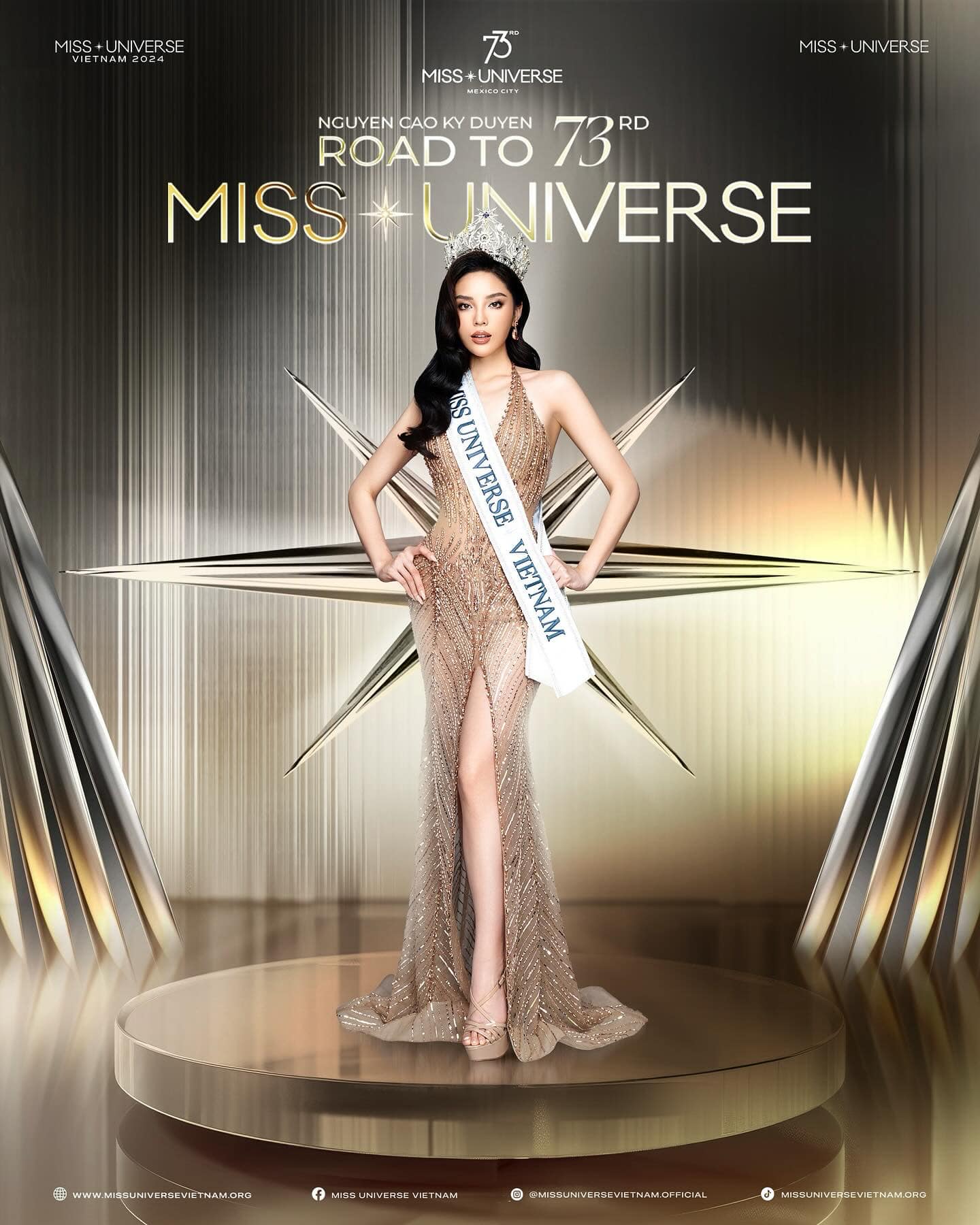 Hoa hậu Nguyễn Cao Kỳ Duyên chính thức tham dự "Miss Universe 2024"- Ảnh 1.