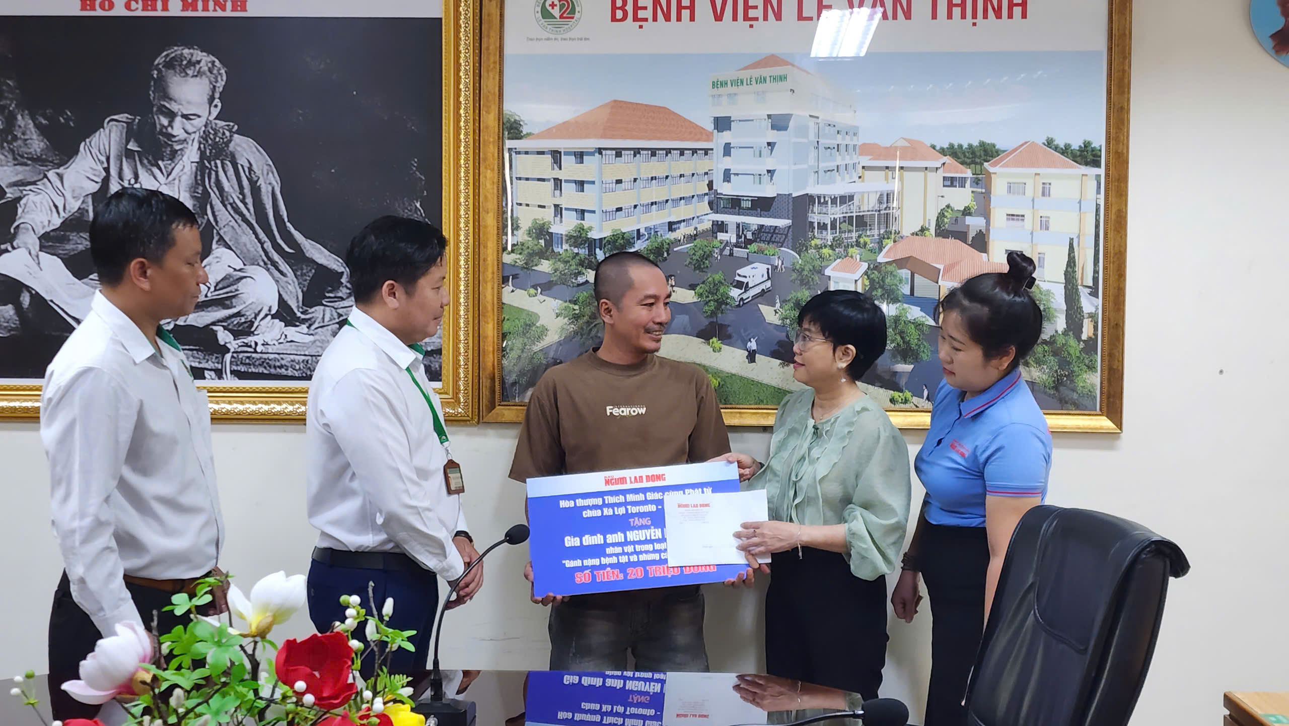 Lời c&aacute;m ơn tận đ&aacute;y l&ograve;ng của người bệnh gửi đến B&aacute;o Người Lao Động v&agrave; bệnh viện- Ảnh 1.