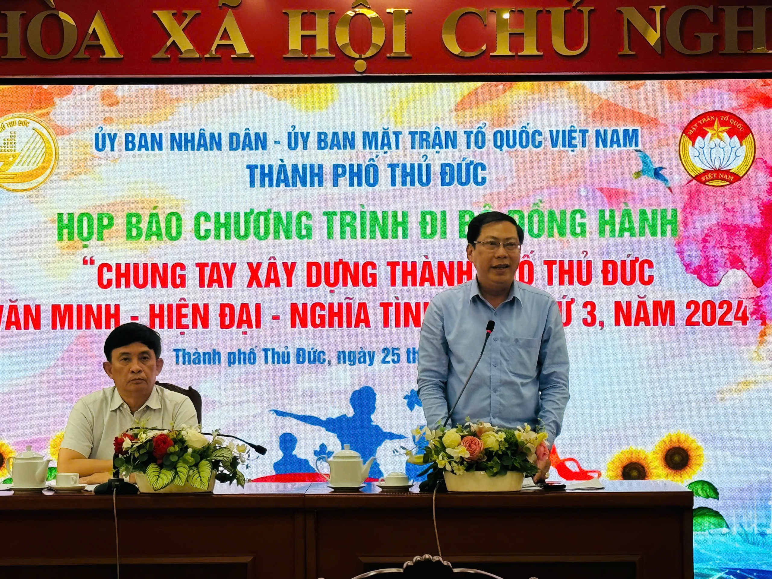 Chương tr&igrave;nh đi bộ "Chung tay x&acirc;y dựng th&agrave;nh phố Thủ Đức văn minh, hiện đại, nghĩa t&igrave;nh" năm 2024- Ảnh 1.