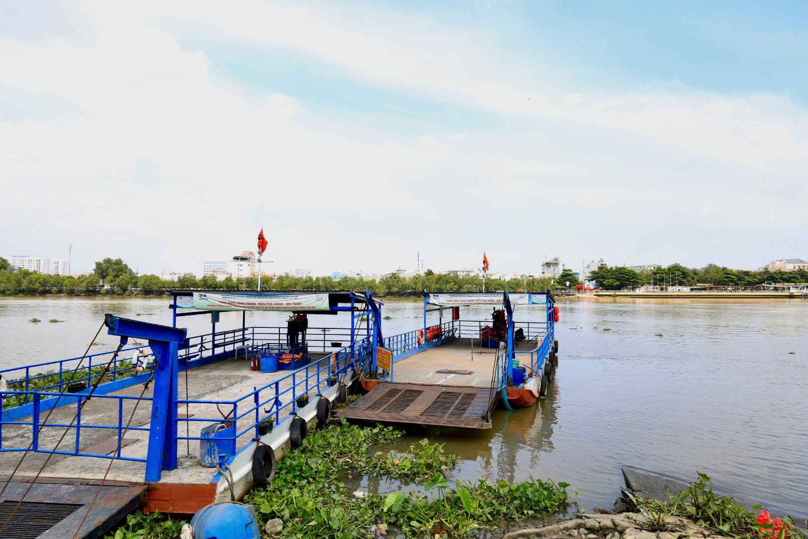 Phà Bình Quới sau hơn 4 tháng không hoạt động- Ảnh 3.