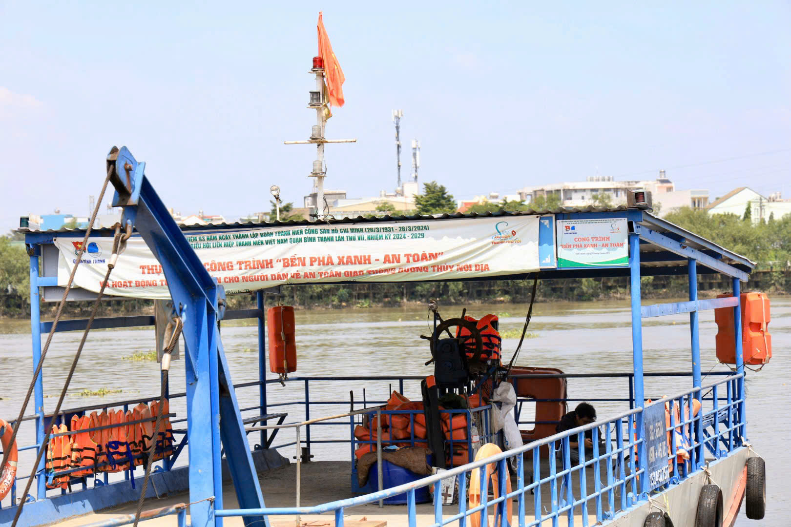 Phà Bình Quới sau hơn 4 tháng không hoạt động- Ảnh 6.