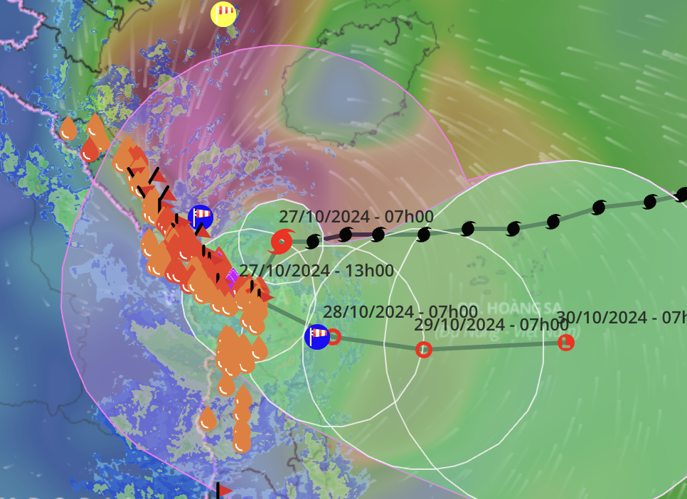 B&atilde;o Trami giật cấp 11, t&acirc;m b&atilde;o c&ograve;n c&aacute;ch Đ&agrave; Nẵng khoảng 50 km- Ảnh 1.