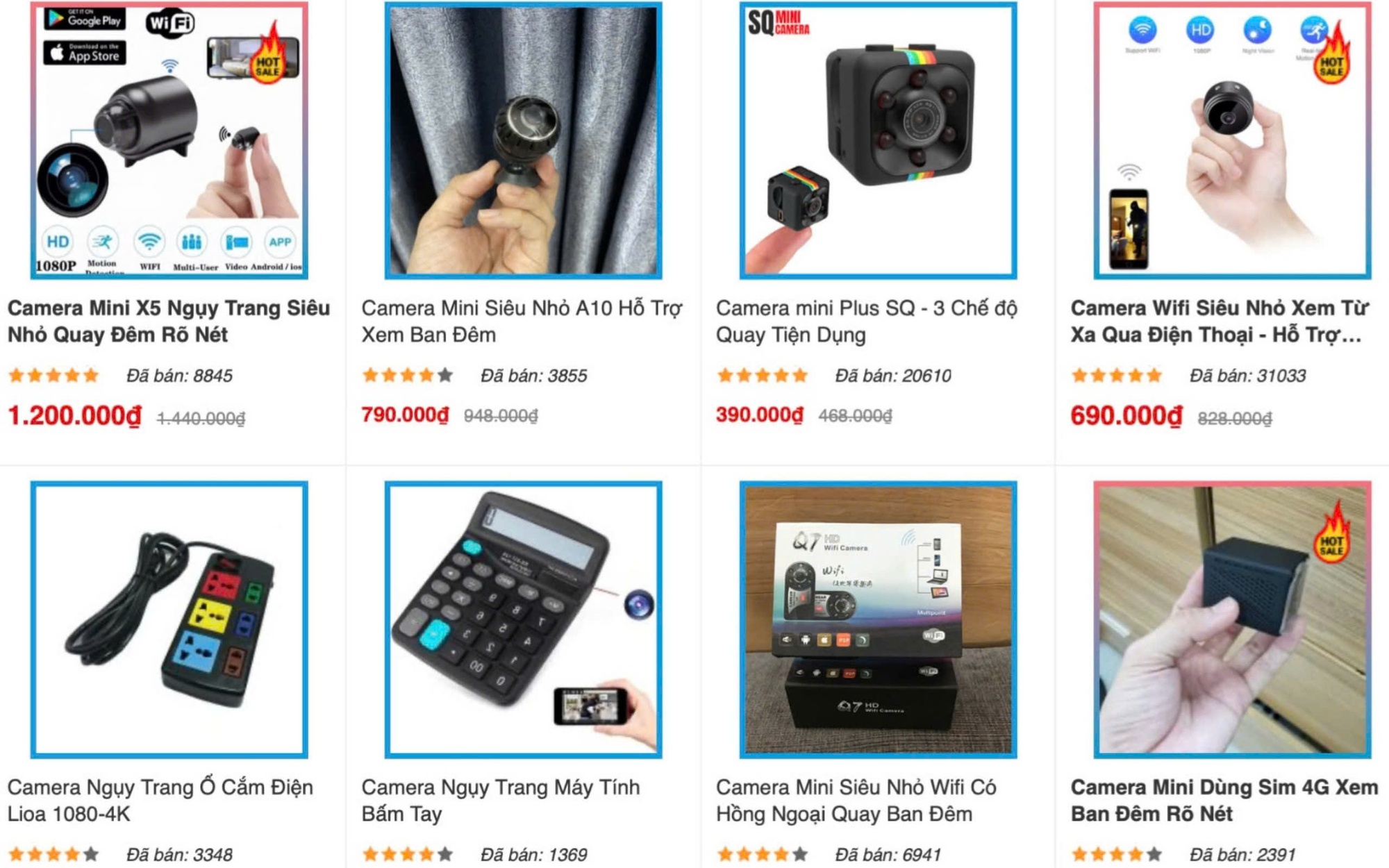 Mối nguy từ camera giấu kín