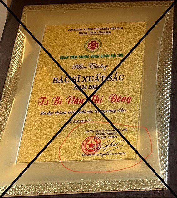 Một trường hợp mạo danh. Ảnh: NGỌC DUNG