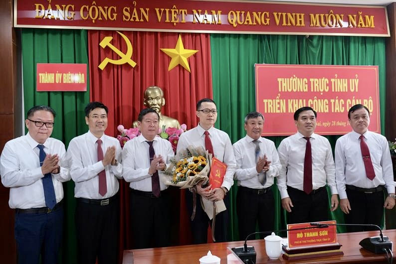 Ông Nguyễn Phong An giữ chức Phó Bí thư Thành ủy Biên Hòa- Ảnh 1.