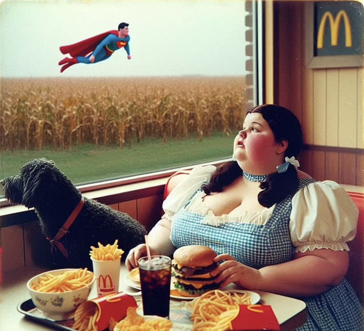Phụ nữ Mỹ trong mắt AI: B&eacute;o ph&igrave;, chỉ ăn McDonald&rsquo;s- Ảnh 4.