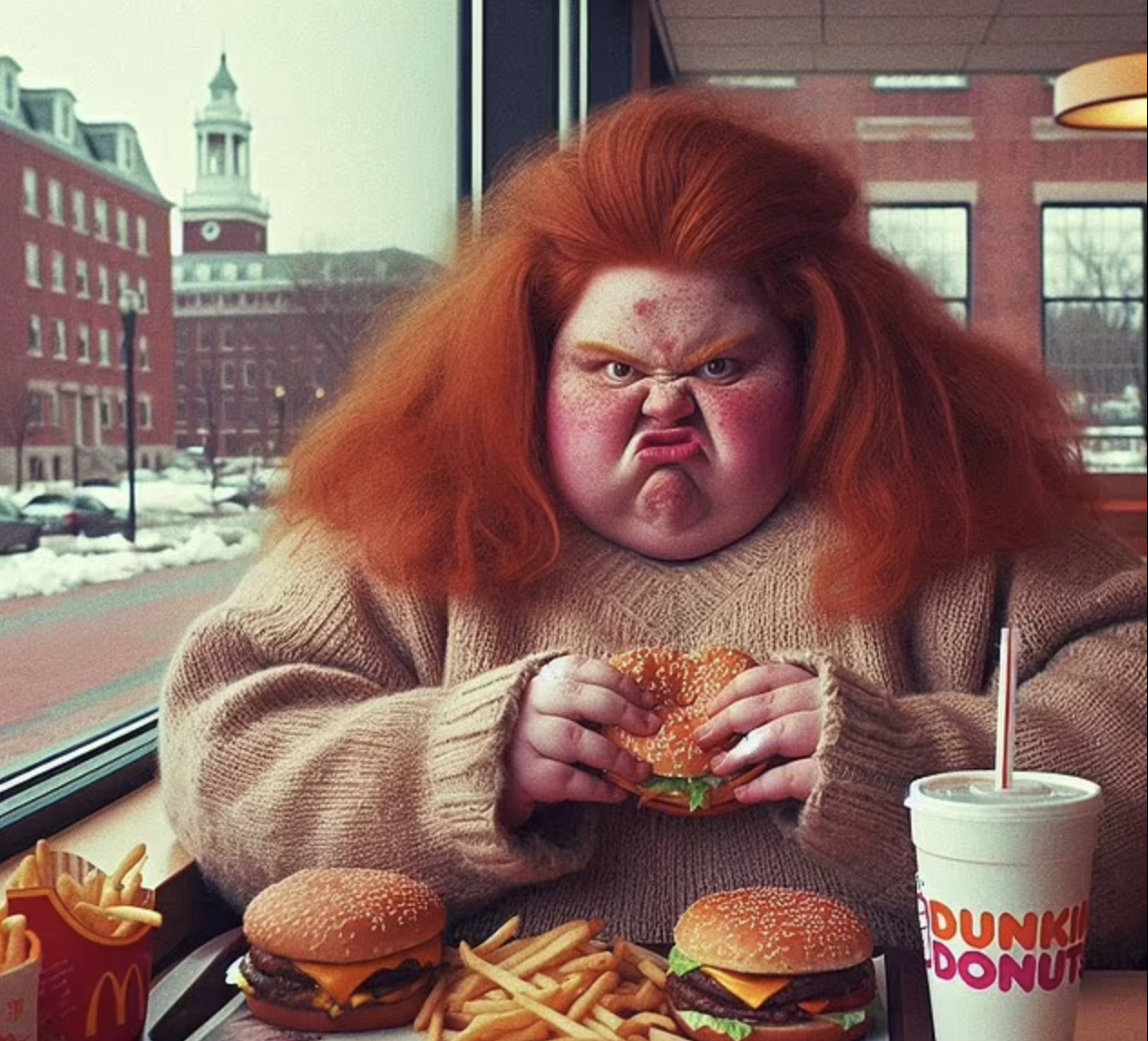 Phụ nữ Mỹ trong mắt AI: B&eacute;o ph&igrave;, chỉ ăn McDonald&rsquo;s- Ảnh 5.