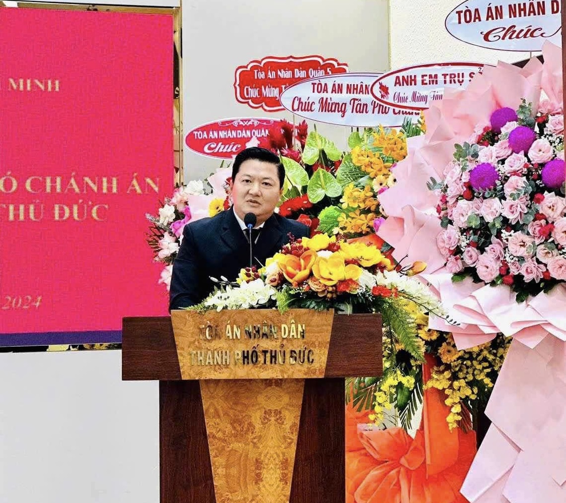 Ông Nguyễn Ngọc Hiếu làm Phó Chánh án TAND TP Thủ Đức- Ảnh 1.