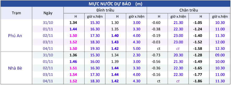 TP HCM: Triều cường sắp đạt đỉnh, nguy cơ g&acirc;y ngập cao- Ảnh 2.