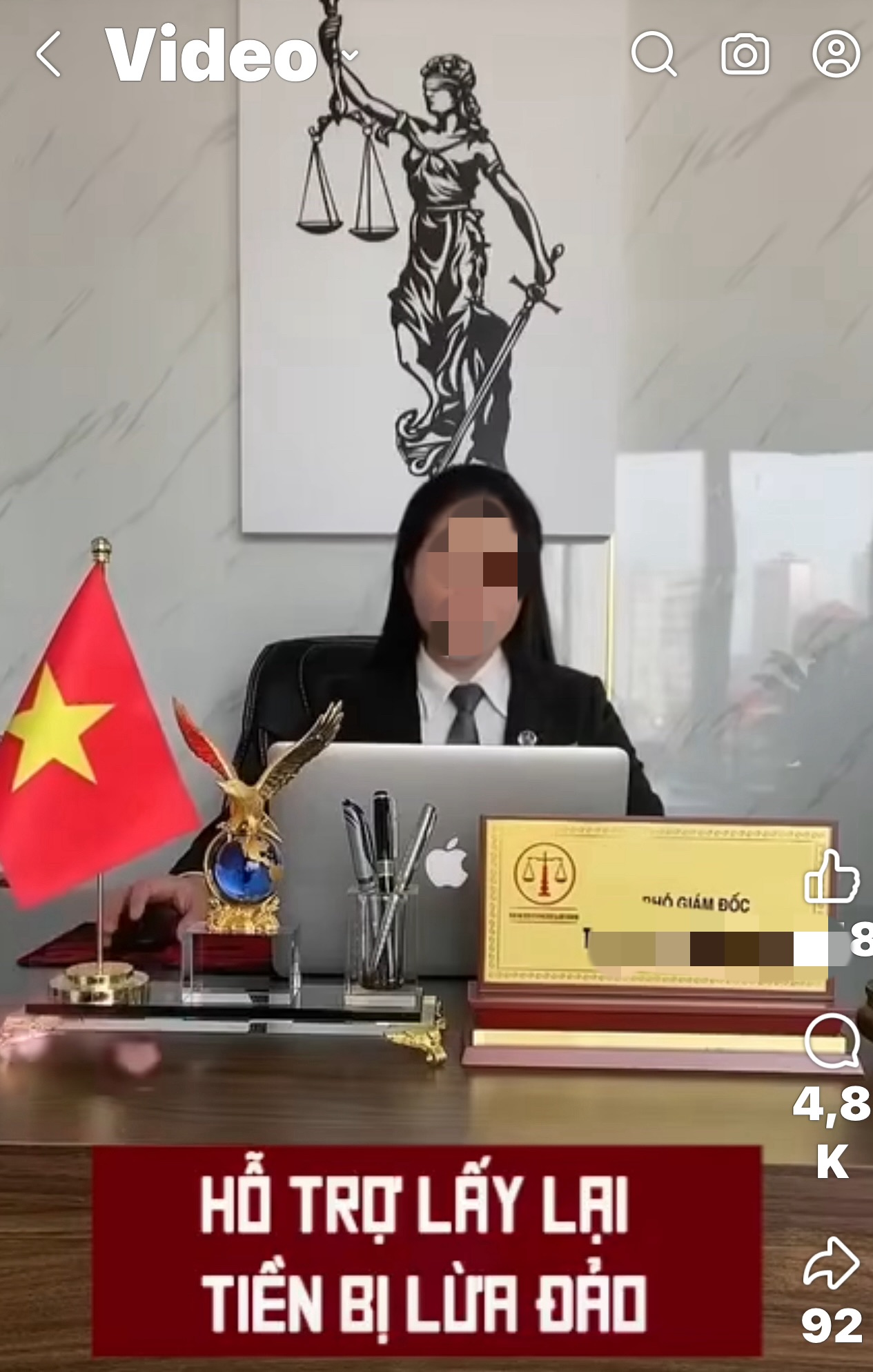 Cảnh gi&aacute;c "dịch vụ luật sư" c&oacute; thể lấy lại tiền bị lừa đảo- Ảnh 3.