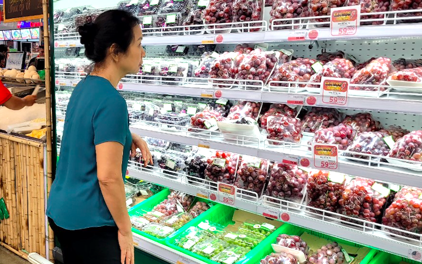 Giám sát nho Trung Quốc vào Việt Nam, kiểm tra 77 mẫu phát hiện 1 mẫu vi phạm
