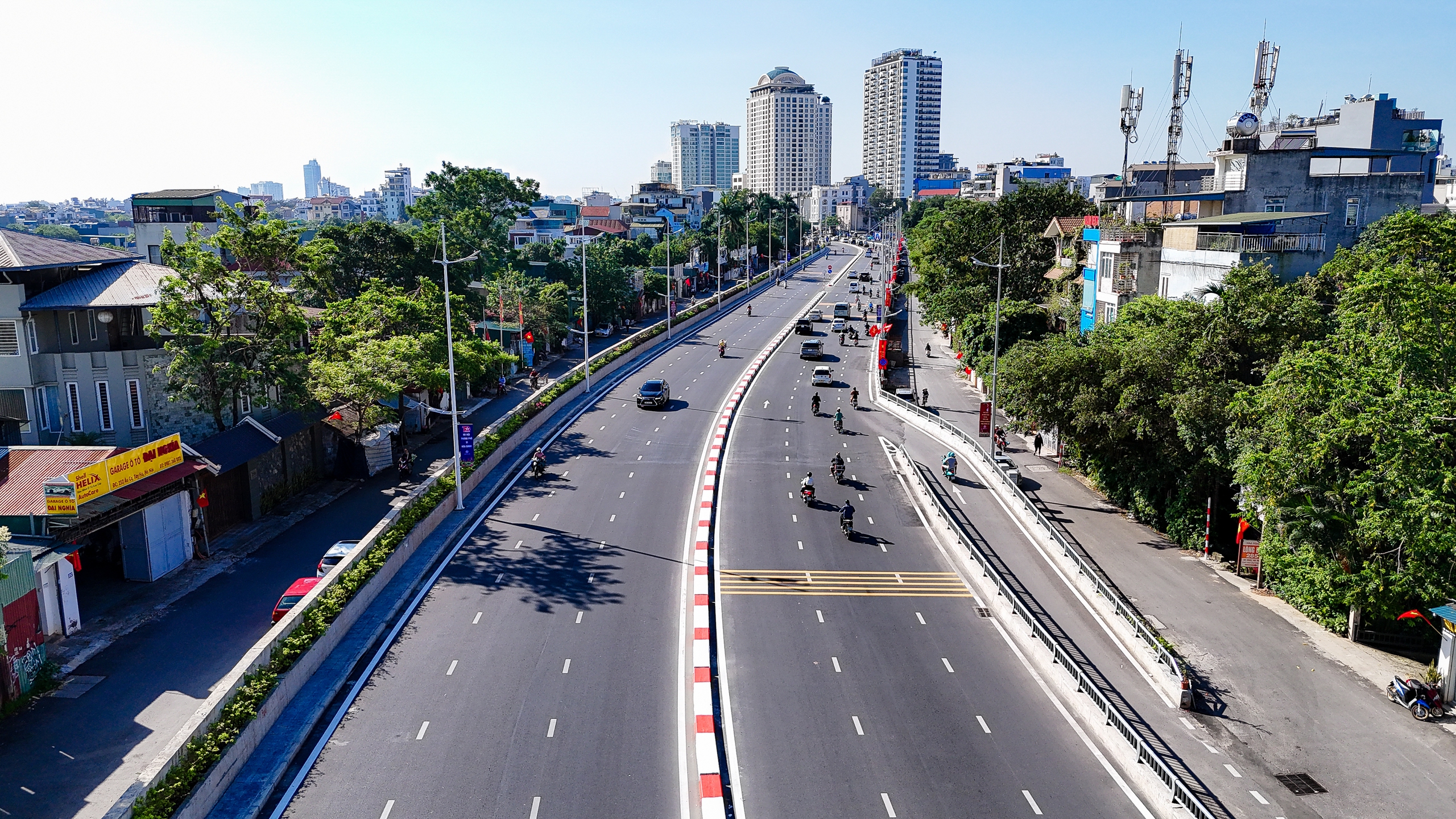 Th&ocirc;ng xe tuyến đường huyết mạch nối trung t&acirc;m H&agrave; Nội với s&acirc;n bay Nội B&agrave;i- Ảnh 5.
