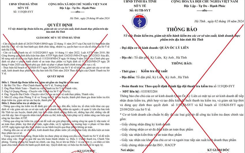 Bất ngờ với “2 văn bản thành lập đoàn kiểm tra cơ sở kinh doanh của ngành y tế”