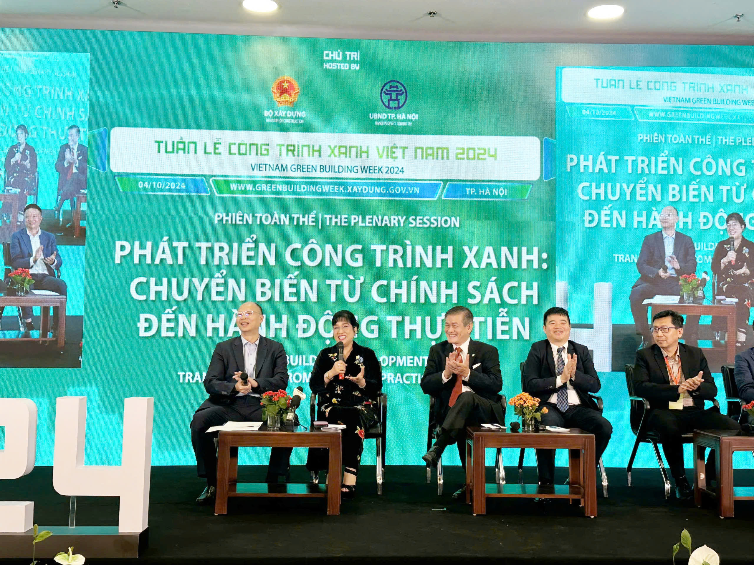 CEO Lưu Thị Thanh Mẫu - Tổng Gi&aacute;m đốc Phuc Khang Corporation chia sẻ tại tọa đ&agrave;m Tuần lễ CTX Việt Nam 2024