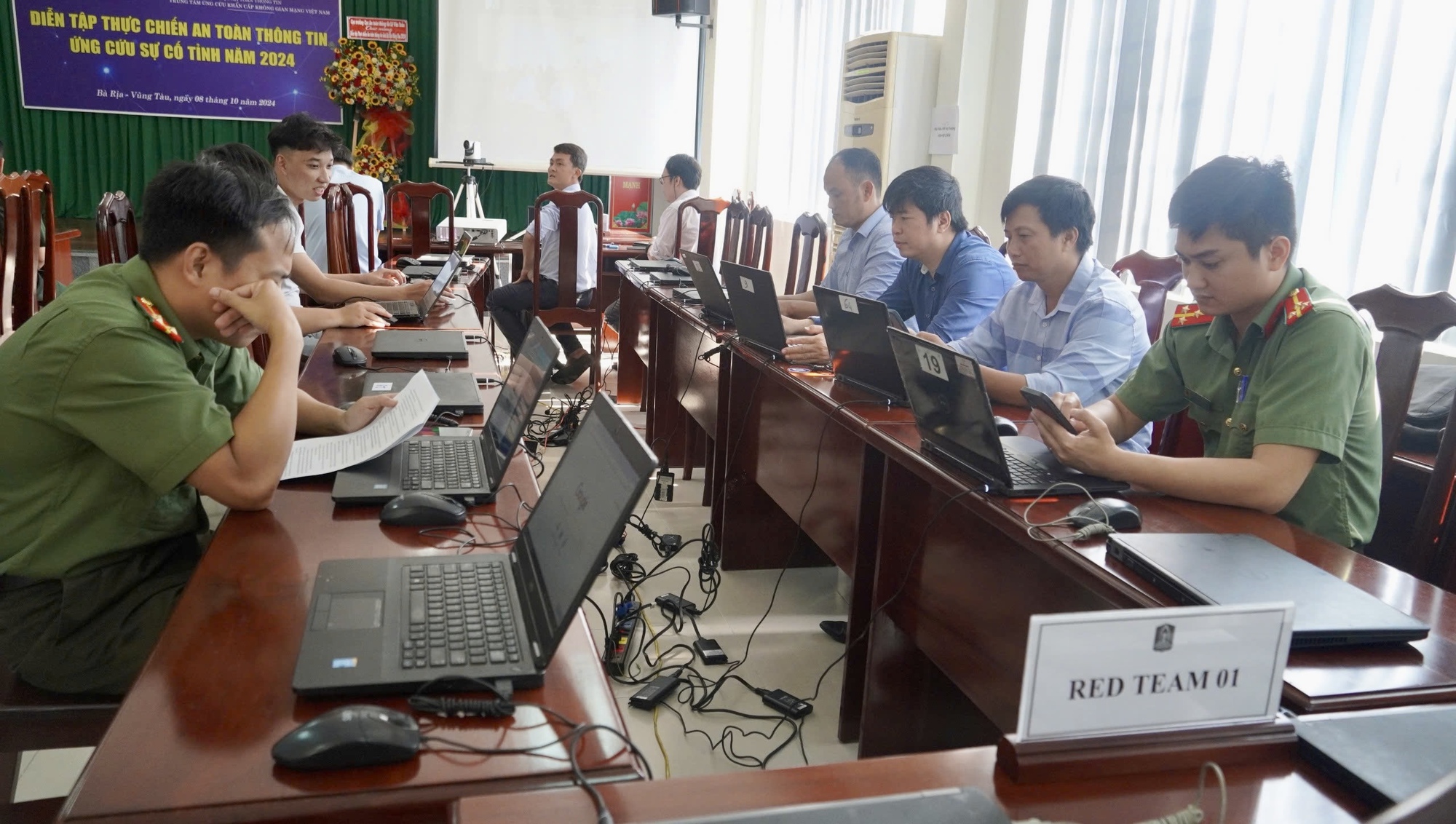 Bà Rịa - Vũng Tàu diễn tập thực chiến an toàn thông tin, ứng cứu sự cố- Ảnh 1.