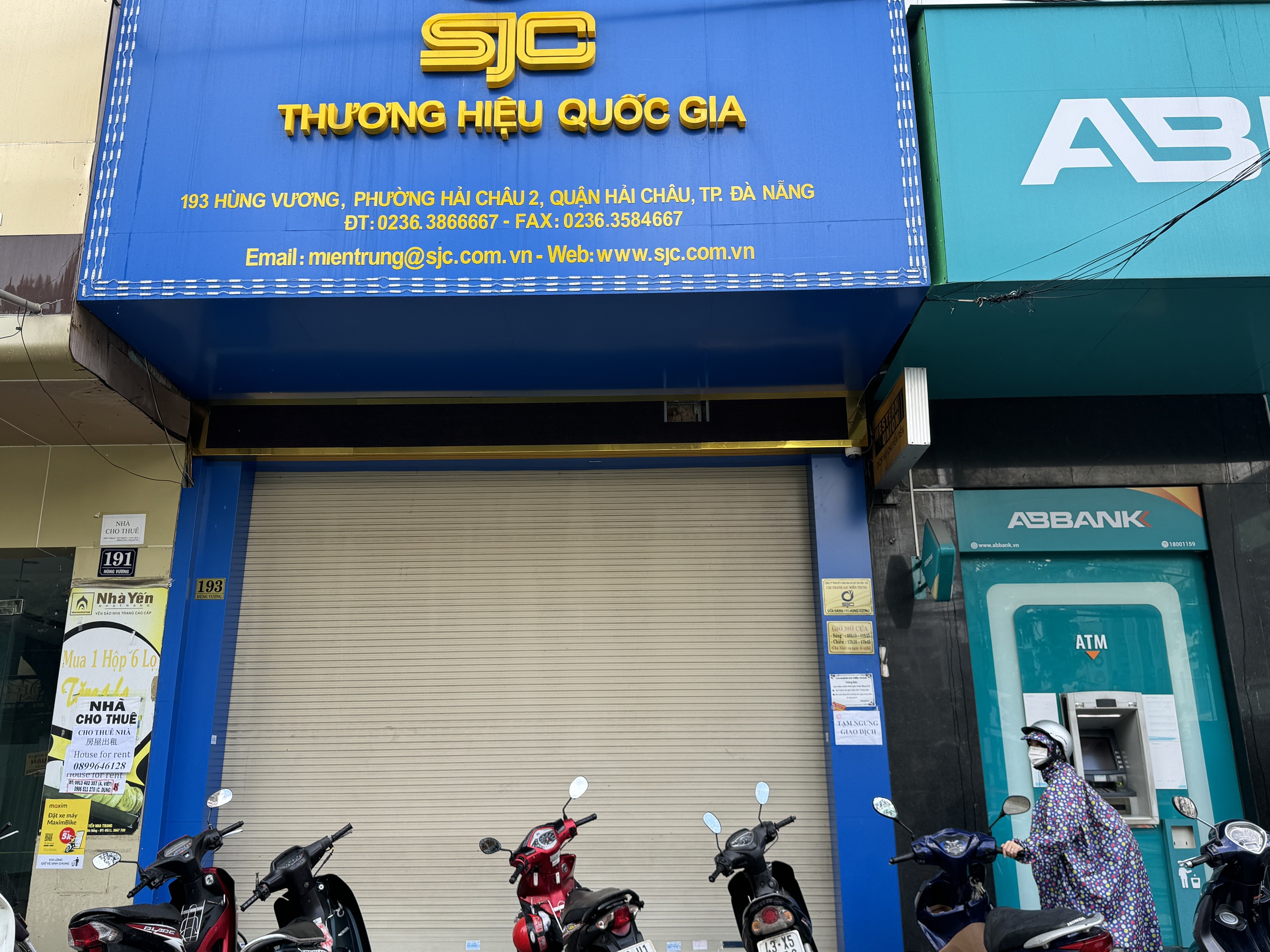 SJC đ&oacute;ng cửa 2 cửa h&agrave;ng tại Đ&agrave; Nẵng kh&ocirc;ng r&otilde; l&yacute; do- Ảnh 1.