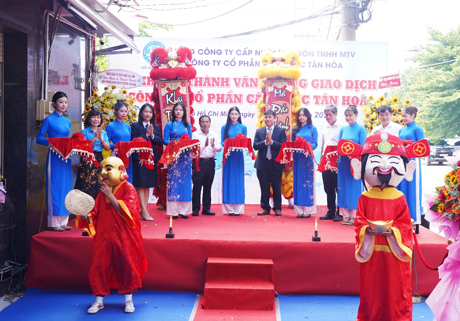 C&ocirc;ng ty Cổ phần Cấp nước T&acirc;n H&ograve;a kh&aacute;nh th&agrave;nh Văn ph&ograve;ng giao dịch mới- Ảnh 1.