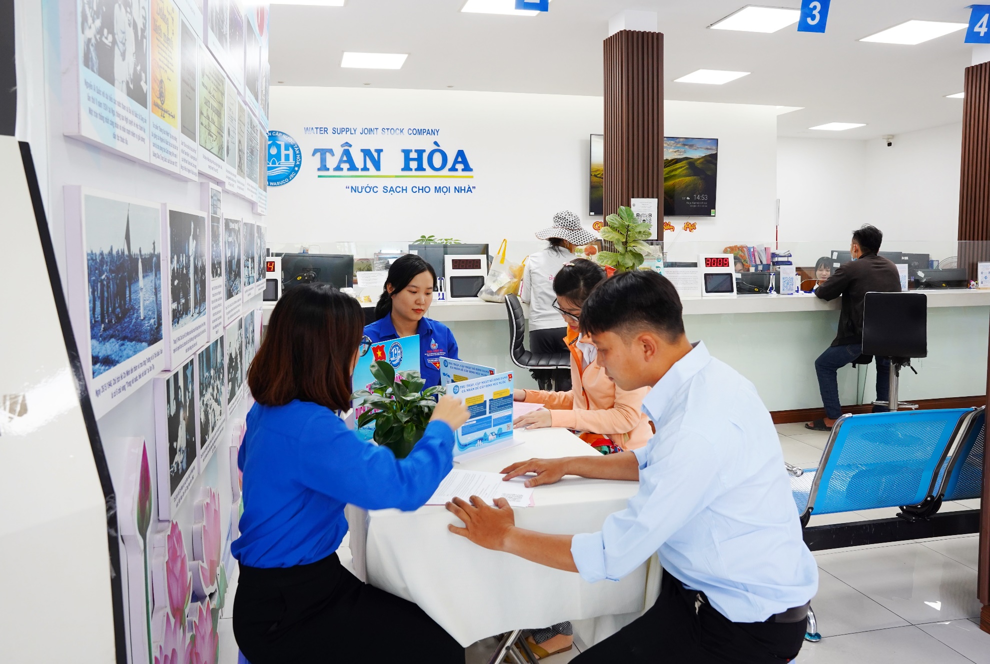 C&ocirc;ng ty Cổ phần Cấp nước T&acirc;n H&ograve;a kh&aacute;nh th&agrave;nh Văn ph&ograve;ng giao dịch mới- Ảnh 4.