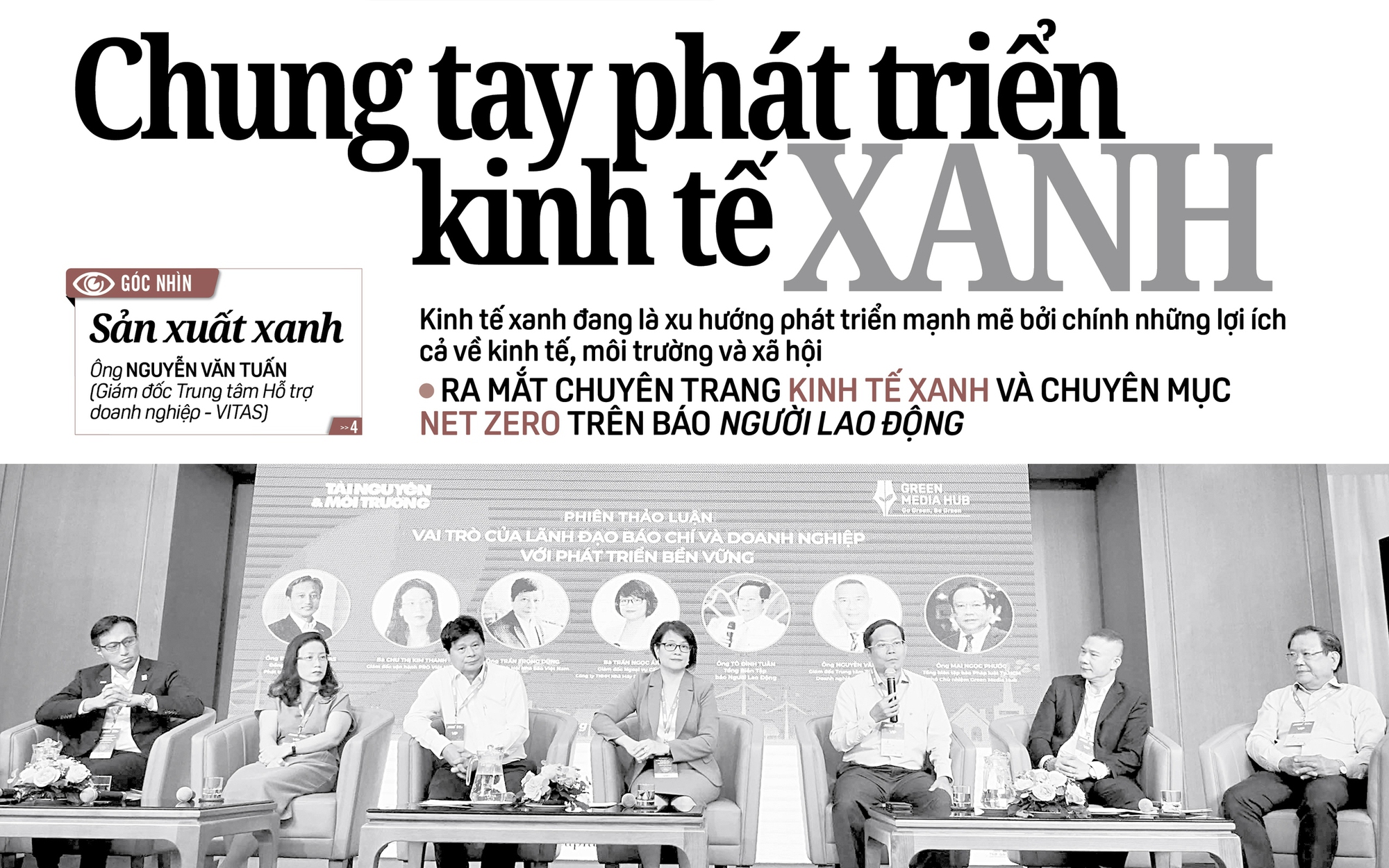 Báo in ngày 2-11: Chung tay phát triển kinh tế xanh