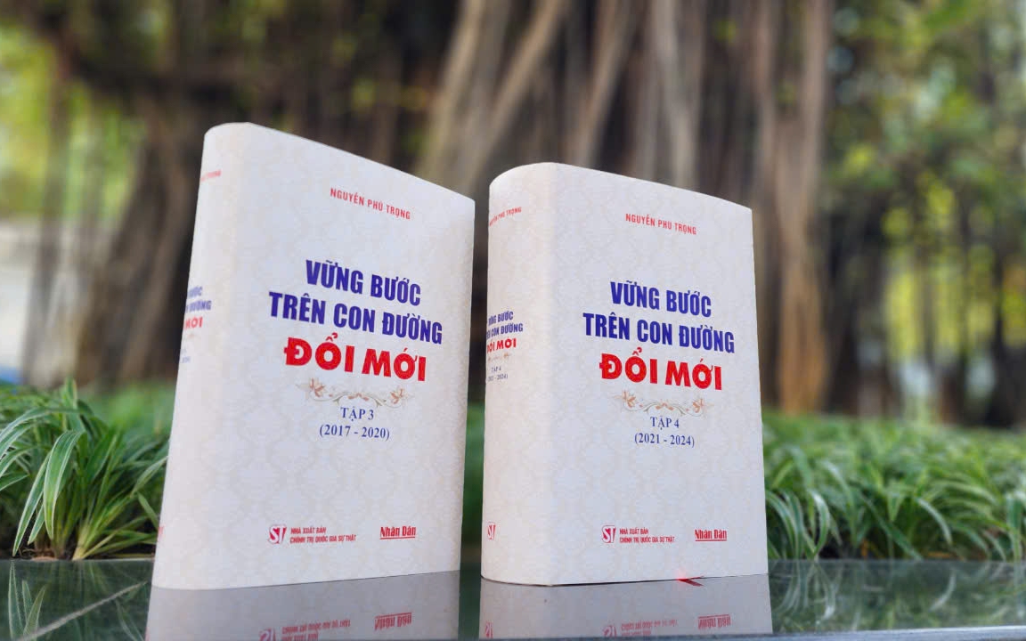 Giới thiệu bộ sách "Vững bước trên con đường đổi mới" của cố Tổng Bí thư Nguyễn Phú Trọng