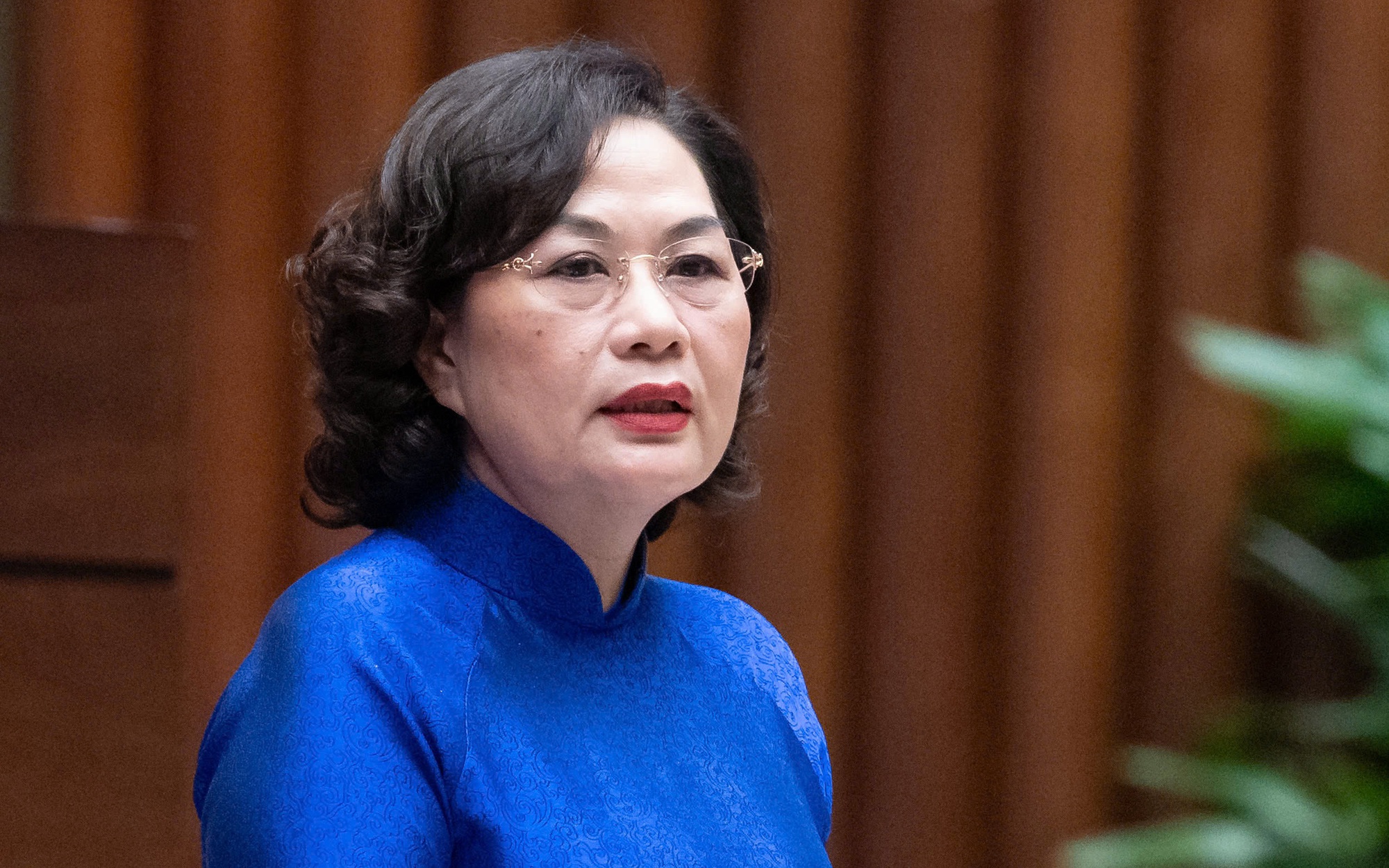 Thống đốc Nguyễn Thị Hồng trả lời về "1 triệu tỉ đồng nhàn rỗi" trong ngân hàng