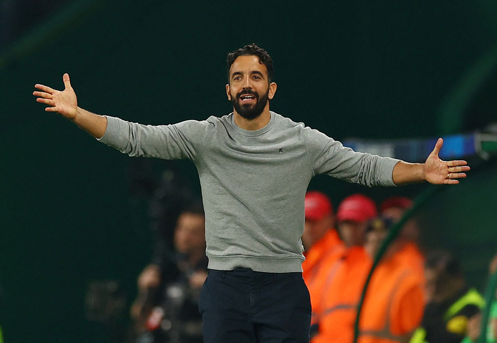 Ruben Amorim quyết tâm gặt hái thành công cùng Man United. Ảnh: REUTERS