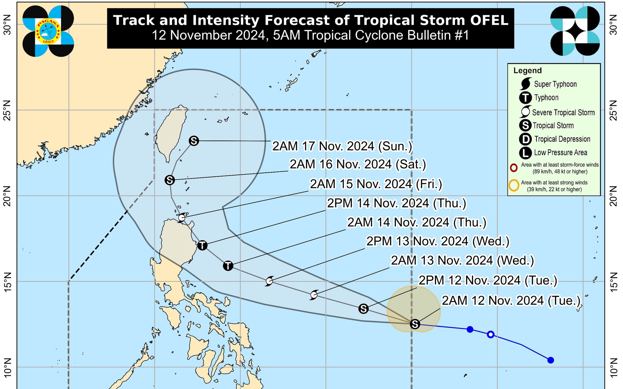 Toraji vừa càn quét, bão mới Usagi đã đe dọa Philippines