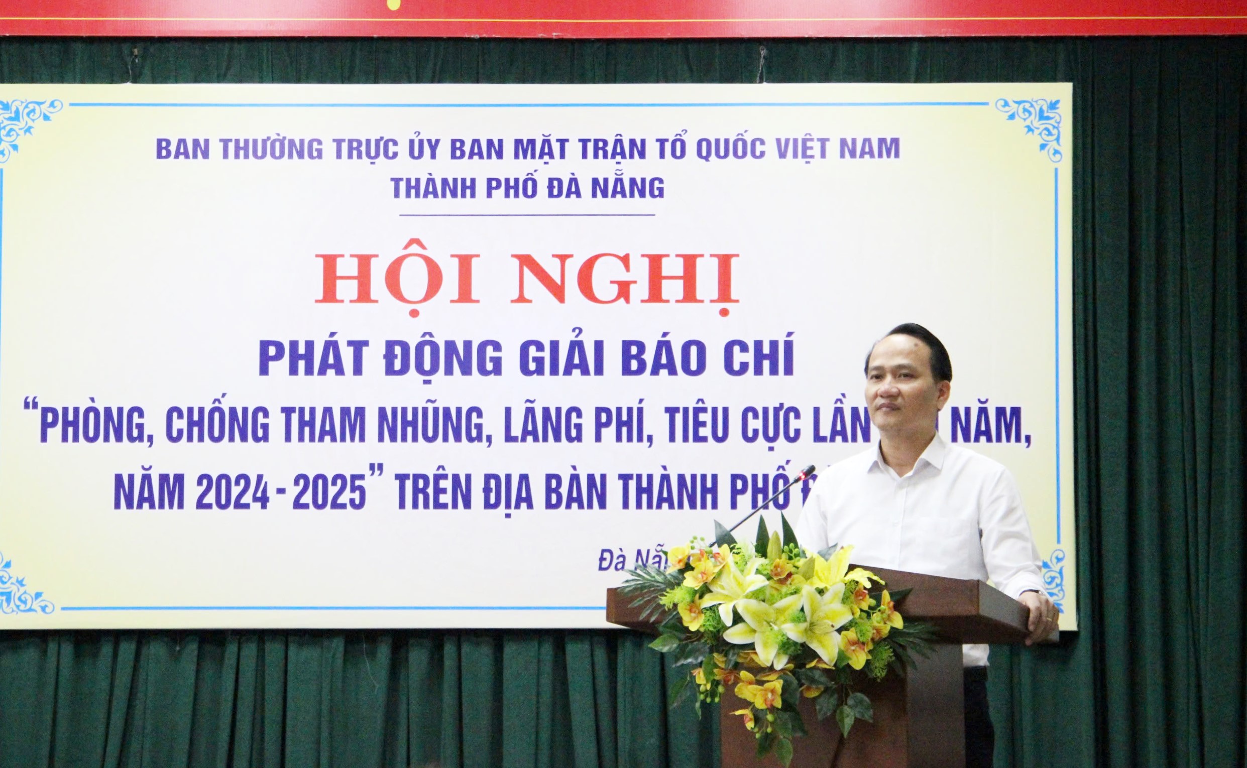Đ&agrave; Nẵng ph&aacute;t động Giải b&aacute;o ch&iacute; ph&ograve;ng, chống tham nhũng, l&atilde;ng ph&iacute;, ti&ecirc;u cực- Ảnh 1.