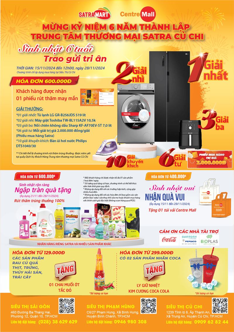 Sinh nhật 6 tuổi - Trao gửi tri ân cùng Centre mall Củ Chi- Ảnh 2.