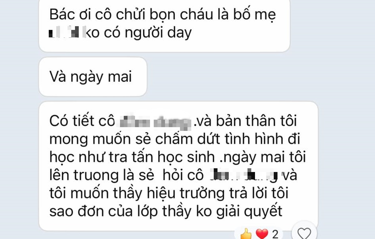 Nữ giáo viên nói gì về việc bị tố nhiều lần chửi bới, đánh học sinh?- Ảnh 2.