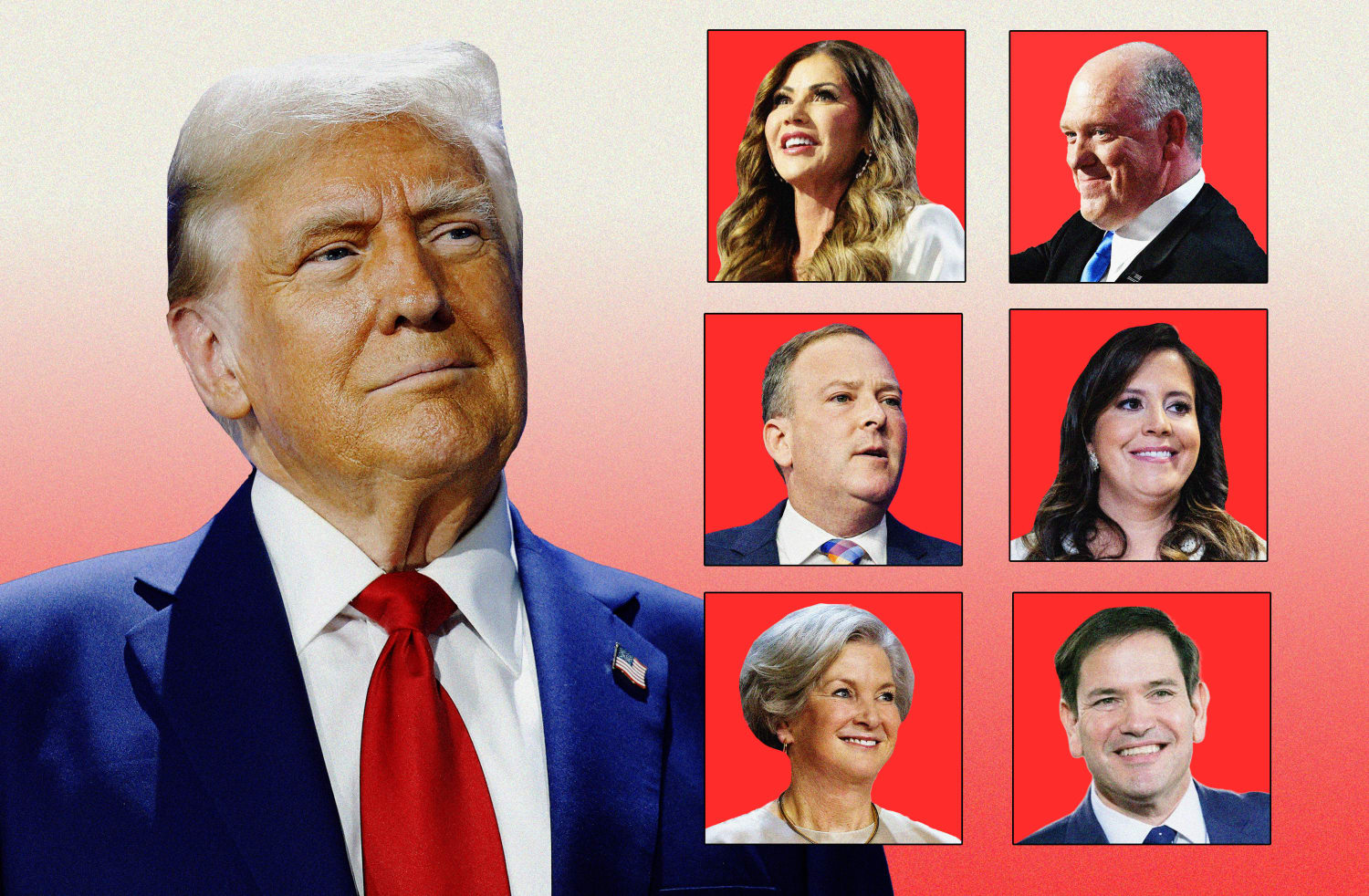 Một số lựa chọn nhân sự của ông Donald Trump. Ảnh: NBC News