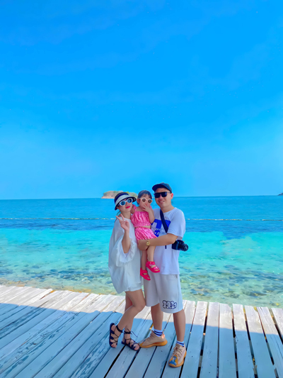 Tổ ấm với con g&aacute;i nhỏ l&agrave; nguồn động lực để Th&uacute;y V&acirc;n v&agrave; Xu&acirc;n Việt vững v&agrave;ng trong cuộc sống