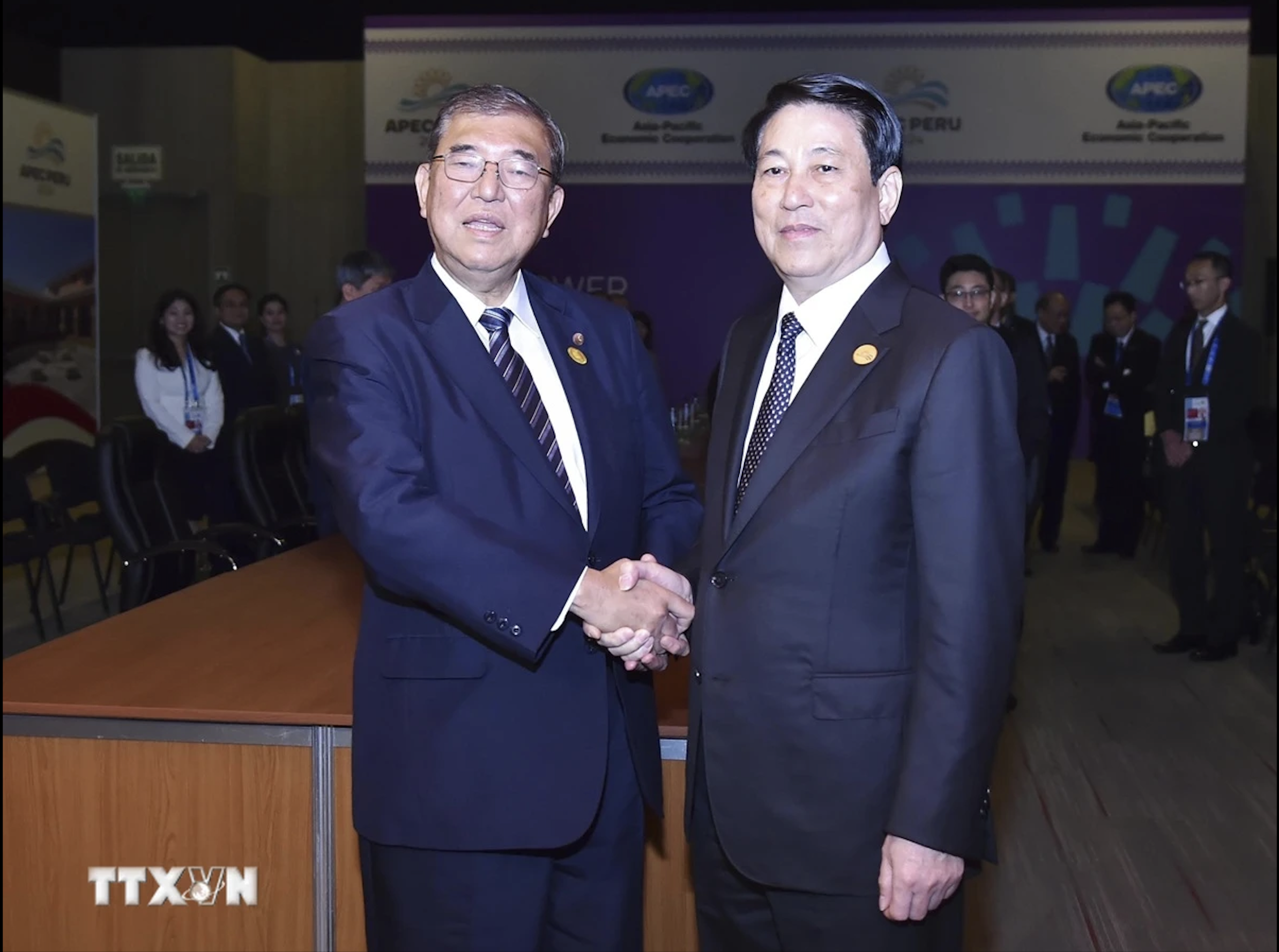 Chủ tịch nước Lương Cường gặp t&acirc;n Thủ tướng Nhật Bản Ishiba Shigeru- Ảnh 1.