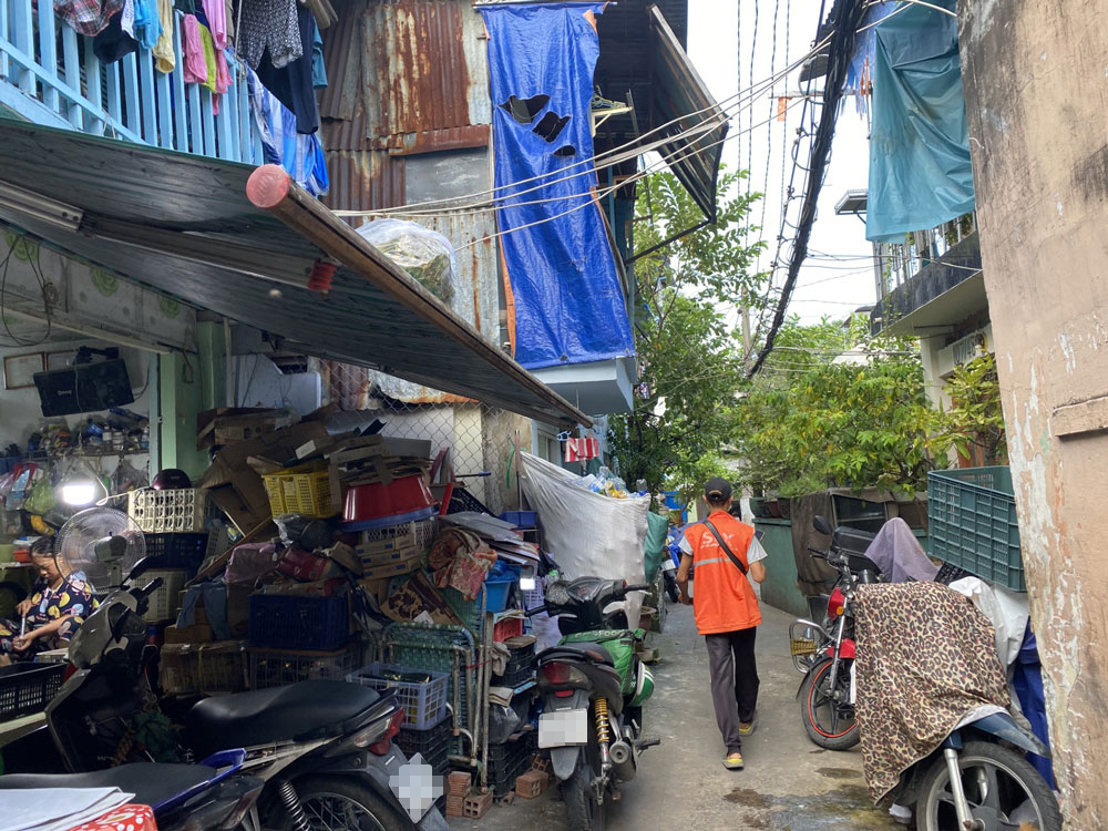 An to&agrave;n ph&ograve;ng ch&aacute;y chữa ch&aacute;y trong c&aacute;c con hẻm nhiều ph&ograve;ng trọ lu&ocirc;n lu&ocirc;n l&agrave; ưu ti&ecirc;n h&agrave;ng đầu. Trong ảnh: Hẻm 107 Ng&ocirc; Tất Tố, quận B&igrave;nh Thạnh. Ảnh: QUỐC ANH