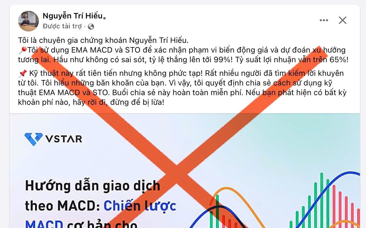 TS Nguyễn Tr&iacute; Hiếu bị mạo danh, mời đầu tư chứng kho&aacute;n