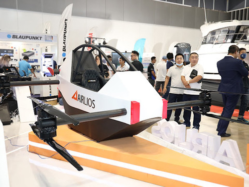 Mẫu &ocirc; t&ocirc; bay của start-up Airlios.Ảnh: GIA HƯNG