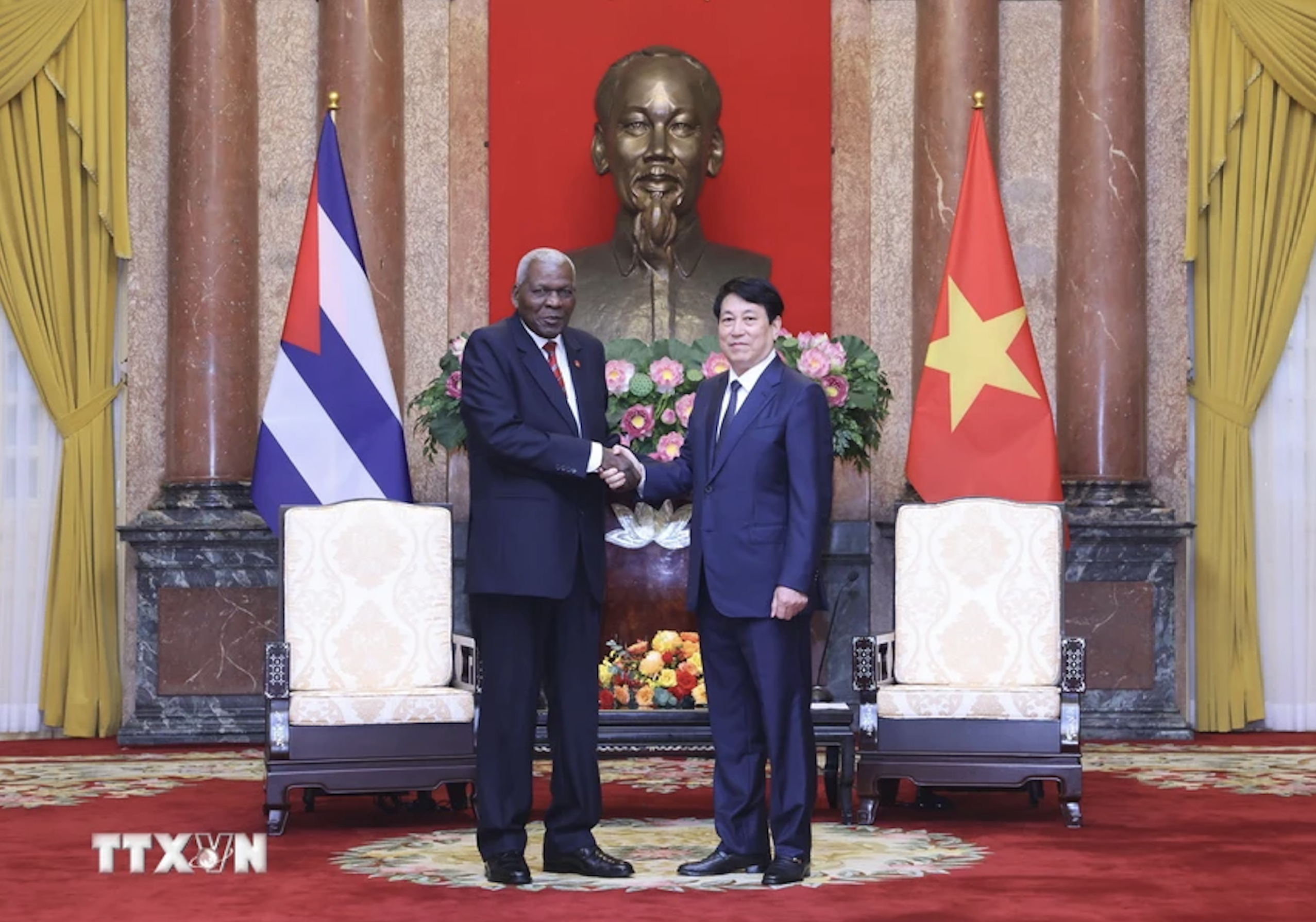 Chủ tịch nước Lương Cường tiếp Chủ tịch Quốc hội Cuba- Ảnh 3.