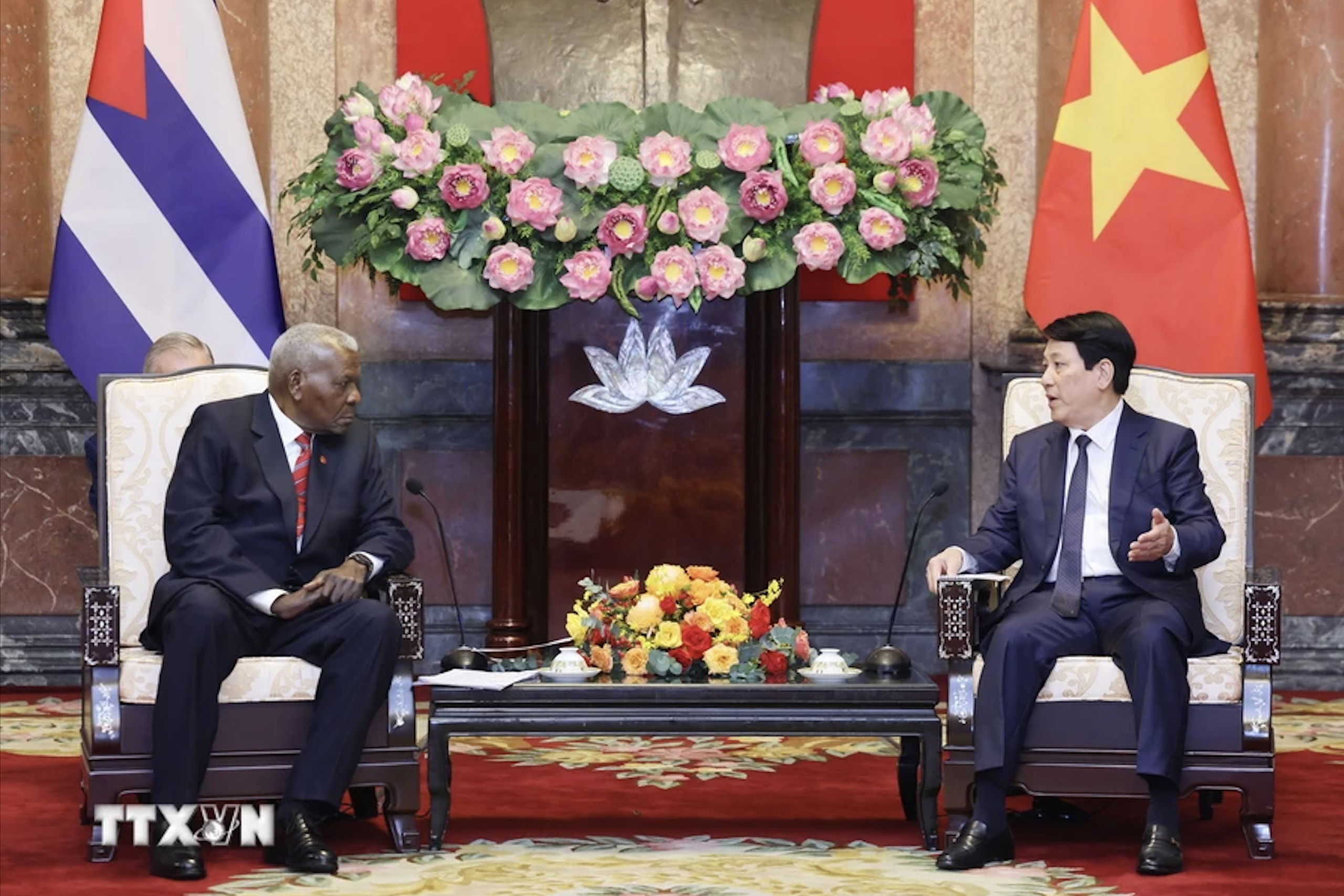 Chủ tịch nước Lương Cường tiếp Chủ tịch Quốc hội Cuba- Ảnh 4.