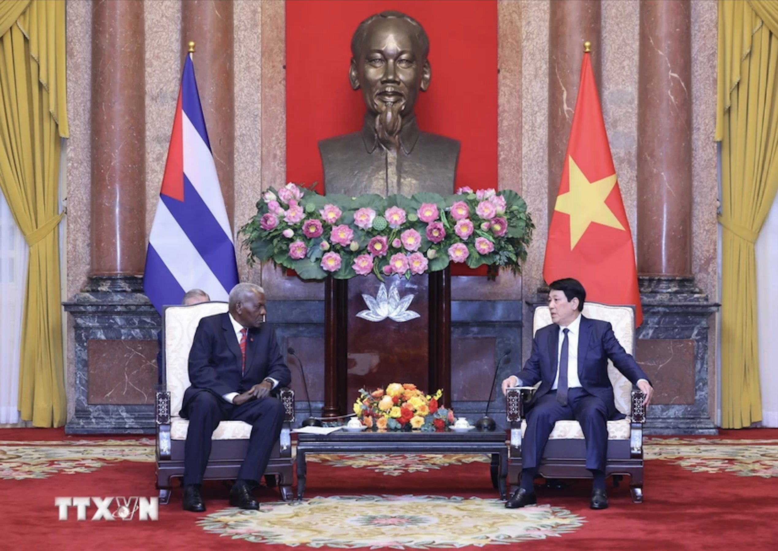 Chủ tịch nước Lương Cường tiếp Chủ tịch Quốc hội Cuba- Ảnh 5.