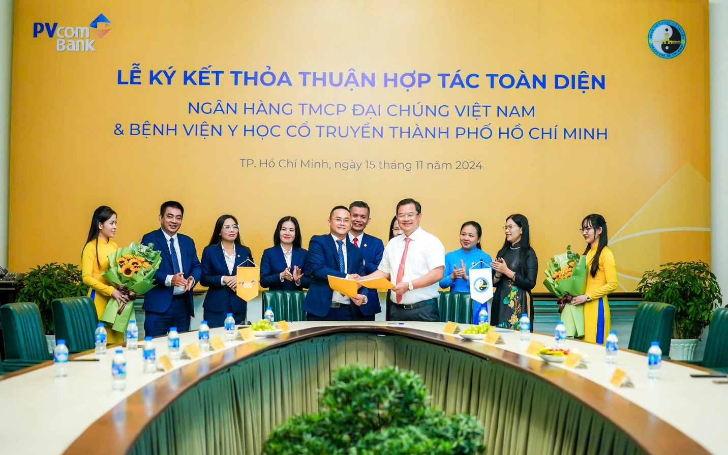PVcomBank đẩy mạnh hợp t&aacute;c với bệnh viện Y học cổ truyền TP. Hồ Ch&iacute; Minh