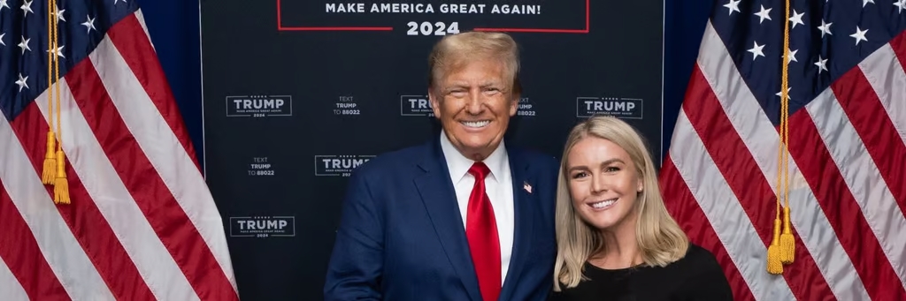 Karoline Leavitt with U.S President-elect Donald TrumpPhoto | X - @kleavittnh