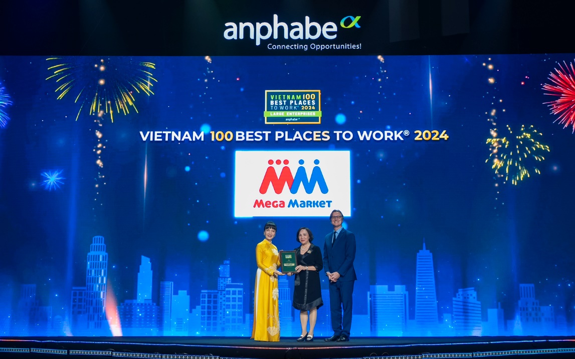 MM Mega Market tiếp tục &ldquo;lọt&rdquo; Top 100 nơi l&agrave;m việc tốt nhất Việt Nam 2024- Ảnh 1.