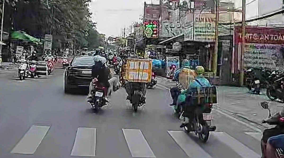 Đạp ng&atilde; xe người chở h&agrave;ng l&agrave; h&agrave;nh vi c&ocirc;n đồ- Ảnh 1.