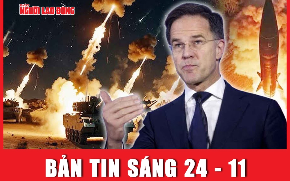 Bản tin sáng 24-11: NATO “loay hoay” đối phó với sức mạnh của tên lửa siêu vượt âm Nga