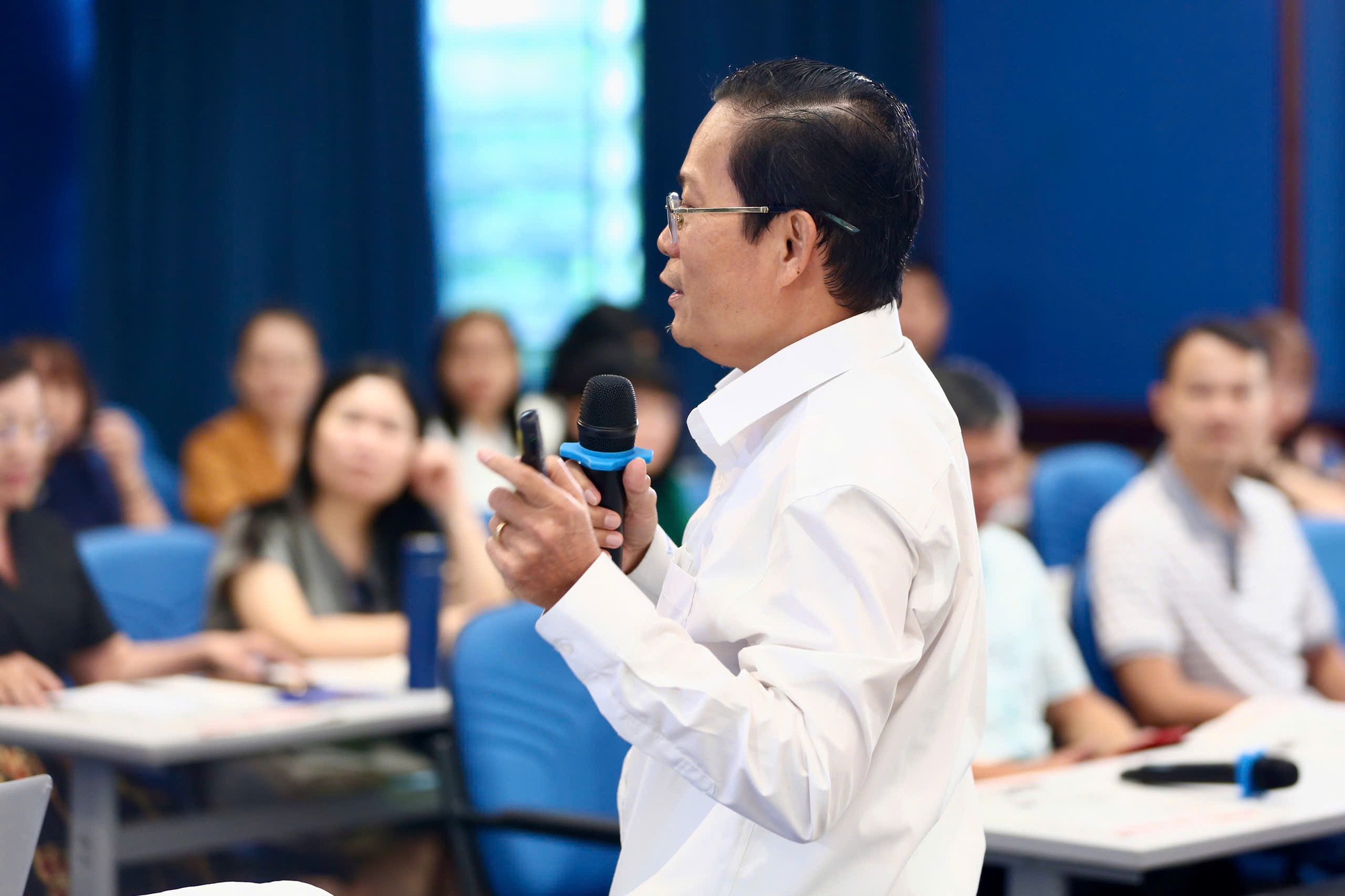 L&atilde;nh đạo của gần 50 trường THPT tham dự bồi dưỡng về &ldquo;Kỹ năng ứng xử với b&aacute;o ch&iacute; - truyền th&ocirc;ng&rdquo;- Ảnh 7.