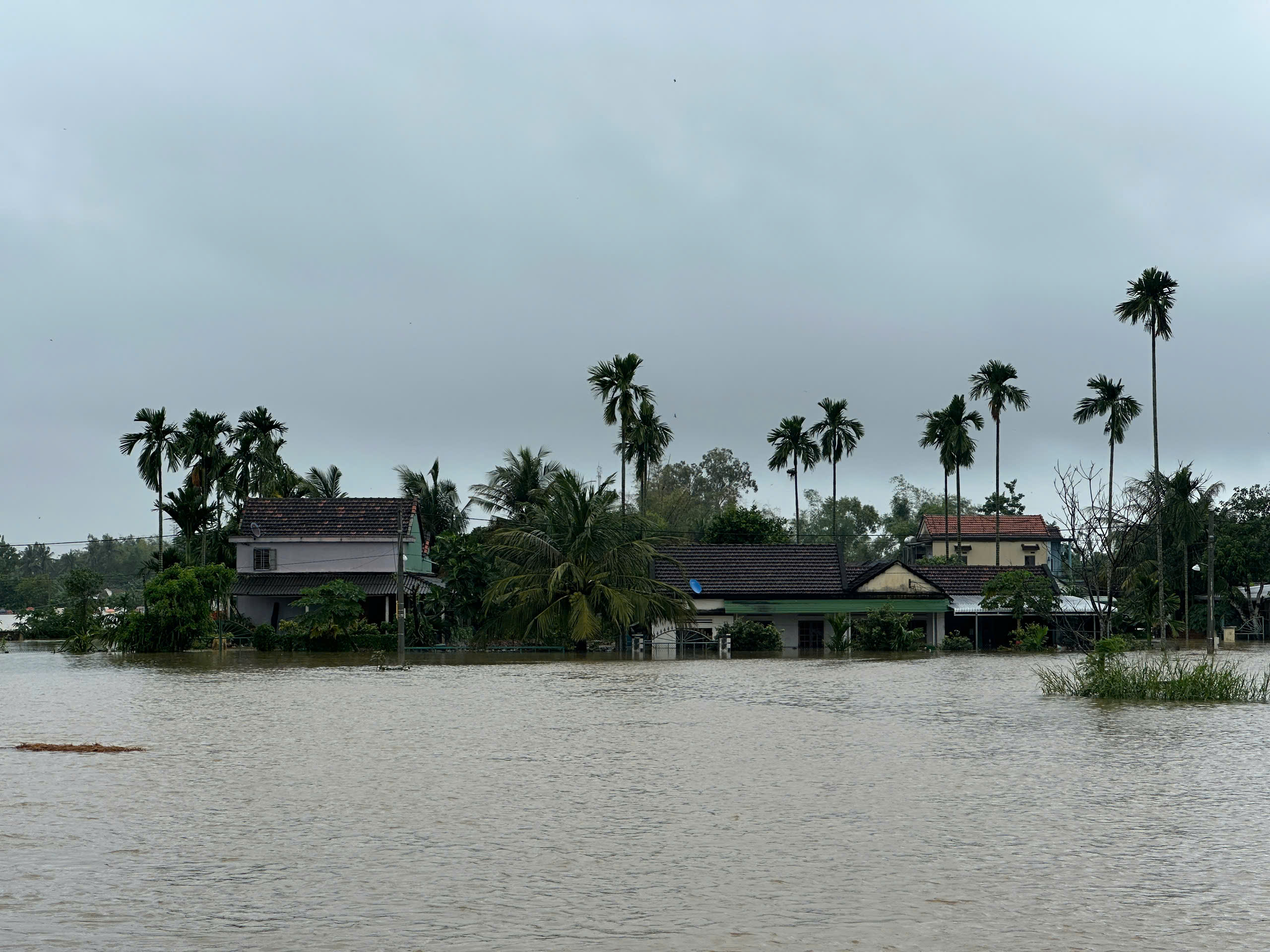 Người dân Quảng Ngãi kể chuyện mưa lớn kéo dài, lũ nhấn chìm hàng chục ngôi nhà- Ảnh 4.