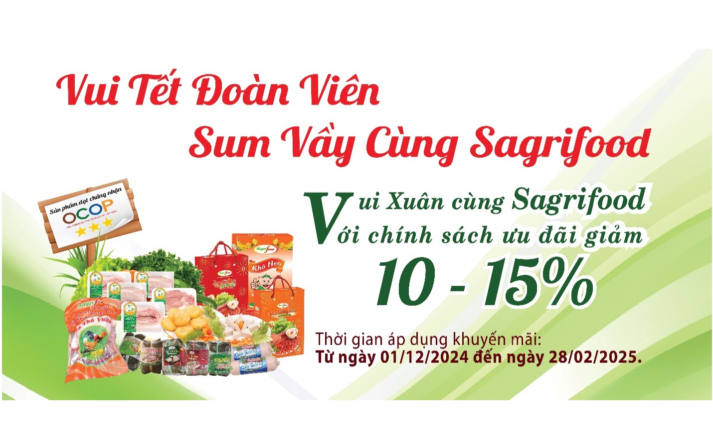 Tết Tây – Tết Ta: Vui Tết đoàn viên cùng Sagrifood